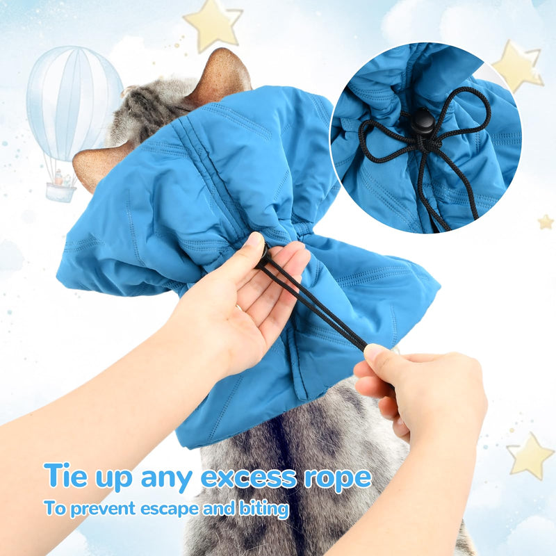 Cat Collar, SM, Cat Collar, Soft, Breathable, Adjustable, Collar, Cat Post-Op for Cats, Kittens, Prevents Licking Wounds Scratching After Surgery, Suitable for All Seasons
