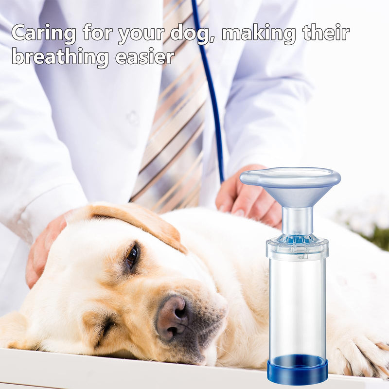 Cat Inhaler Spacer Mask - for Giving Medicine to Your Pet-Helps Cat with Breathing & Delivering Medication Fits with 2 Mask Sizes - PawsPlanet Australia
