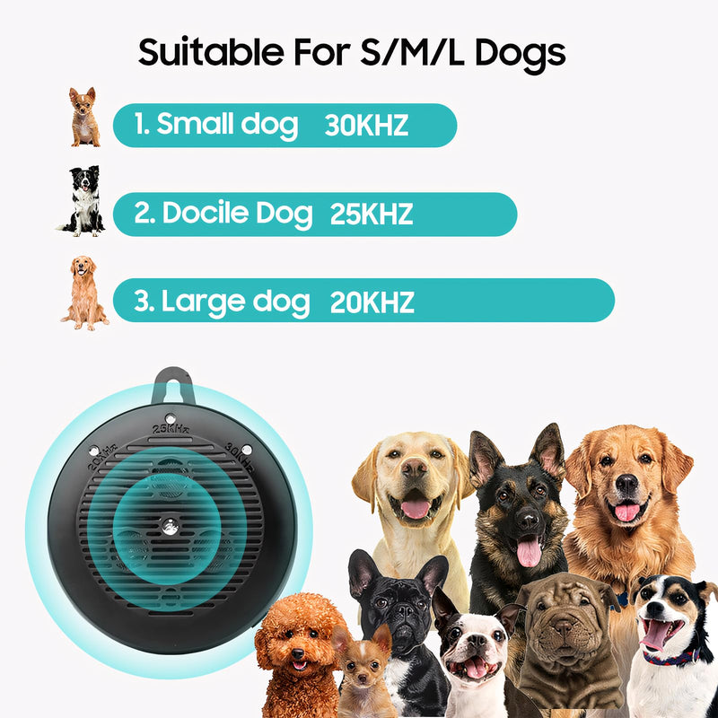 Anti Barking Devices，Auto Dog Bark Deterrent Devices with 3 Levels，Rechargeable Ultrasonic Bark Box Dog Barking Deterrent Devices, Effective Stop Barking Dog Devices for Indoor & Outdoor Dogs - PawsPlanet Australia