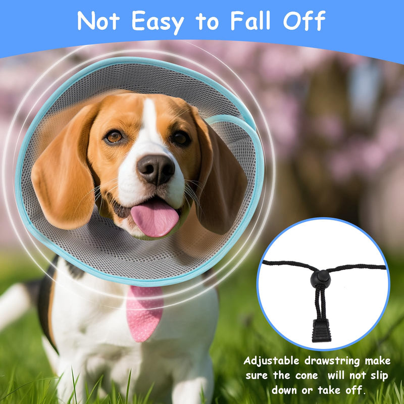 Cat Cone, Adjustable Cat Cone Collar Soft to Stop Licking, Foldable Dog Cones for Small Dogs, Water Resistant Neck Cone for Cats,Lightweight Cat Recovery E Collar for Small Dogs and Cats XS - PawsPlanet Australia