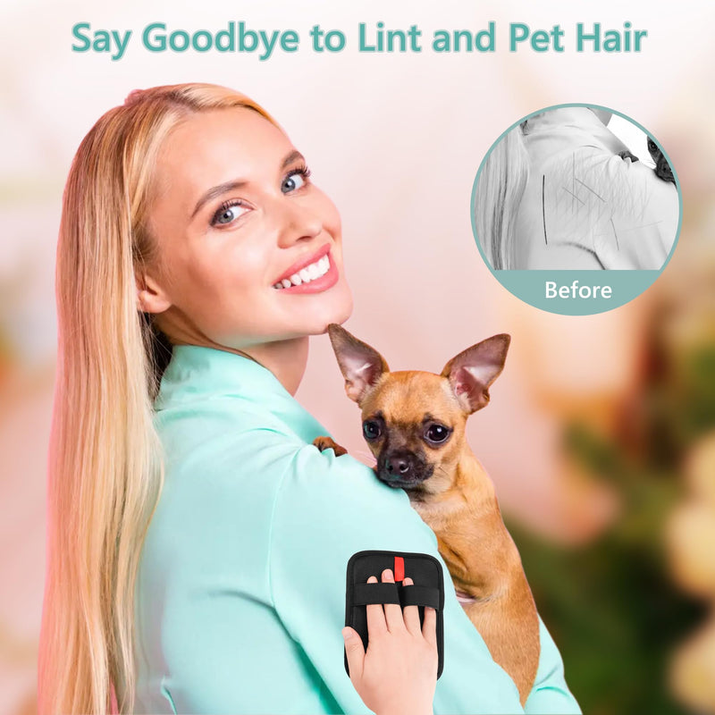 Pet Hair Removal Glove - Reusable Electrostatic Dog/Cat Hair Remover Mitt & Pet Grooming Gloves for Couch, Carpet, Furniture - Upgraded Electrostatic Dog Hair Glove Tool (1 PC) - PawsPlanet Australia