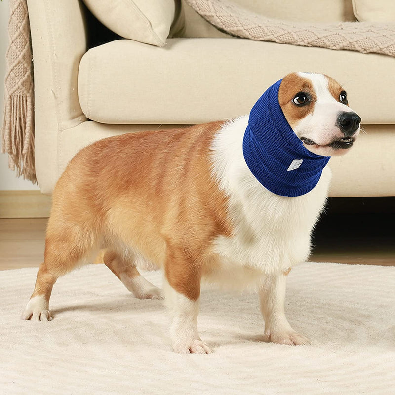 Quiet Ears for Dogs Hats Hoodies Dog's Ear Muffs Headband Noise Ear Protection for Dogs,Blue S Small Blue - PawsPlanet Australia