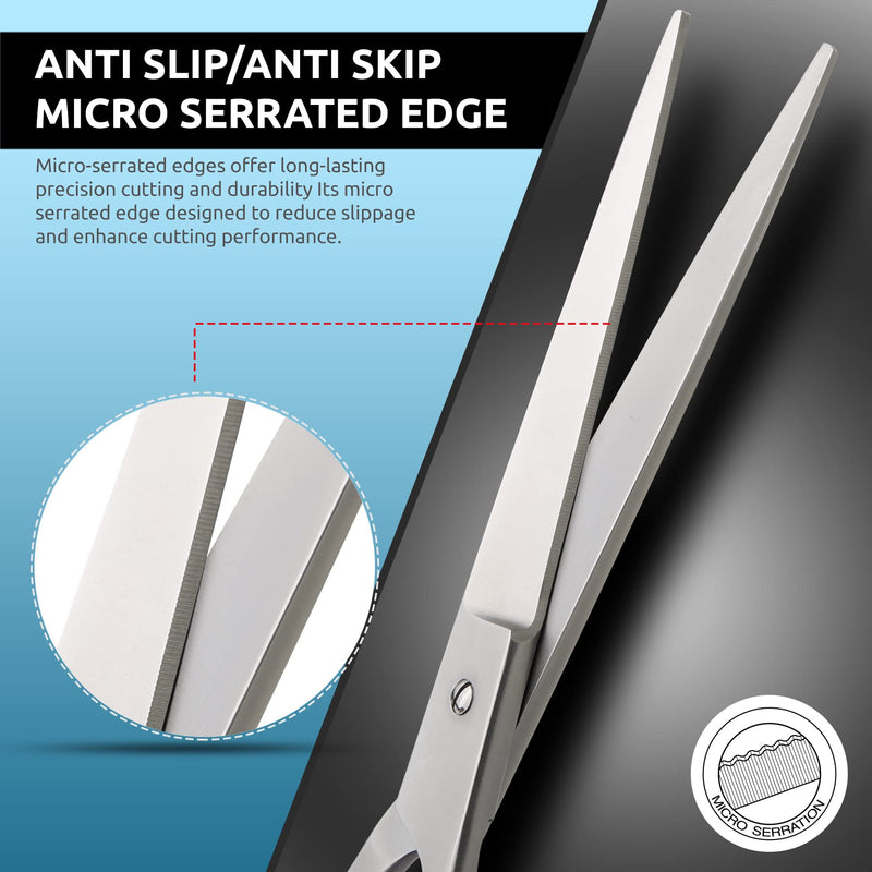 Hair Cutting Scissors, Grooming Scissors 4.5"/5.5"/6.5"/7"/8"/ Hair Cutting Shear Dog/Puppy/Cat Stainless Steel with,Sharp Edge Blades, Dog Grooming Scissors Perfect for Barber & Dog Groomer Grooming STR 5.5 - PawsPlanet Australia