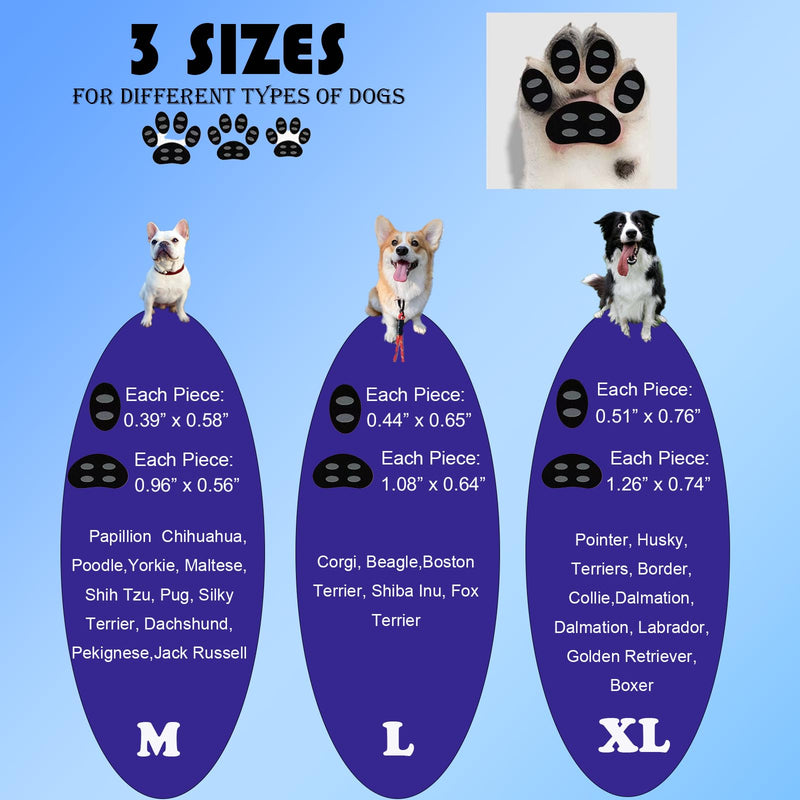 Dog Paw Protector Anti-Slip Pads, Toe Grips for Dogs from Slipping On Hardwood Floors, Stronger Self-Adhesive Paw Pad Provide Traction for Senior, Injured Dogs (5 Sets - 10 Pads) (M) Medium - PawsPlanet Australia
