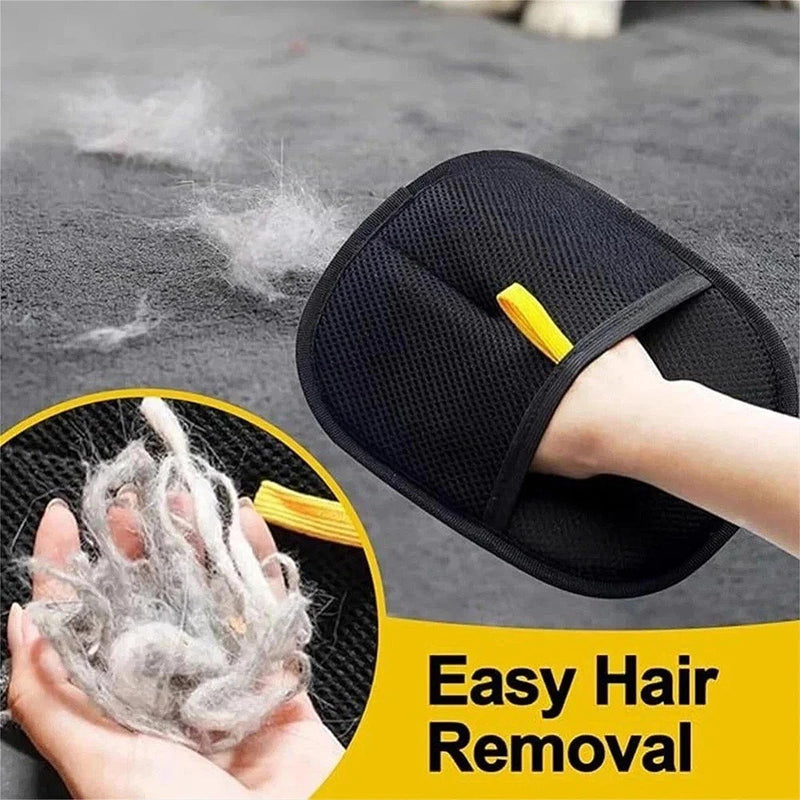 3 Pcs Pet Hair Removal Gloves Brush, Reusable Cat Dog Electrostatic Hair Remover Grooming Glove Tool - PawsPlanet Australia