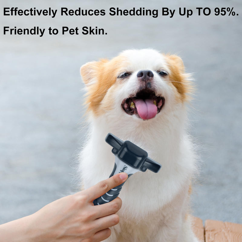 Brush for Dogs and Cats, Removing Superfluous Hair Unraveling Dead Knots Reduces Hair Loss by 90%, Suitable for Small Medium and Large Dogs and Cats - PawsPlanet Australia