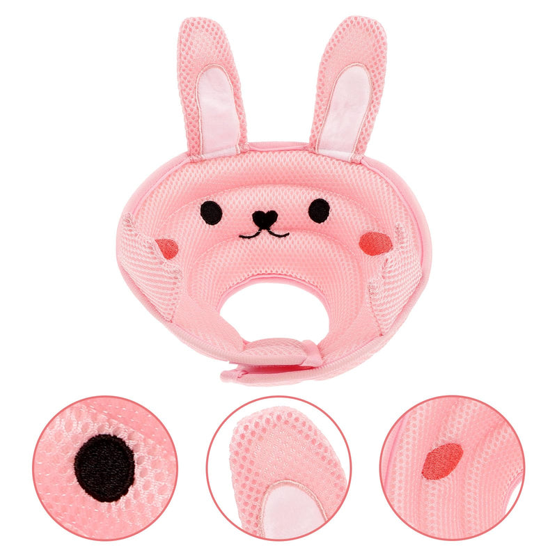 SEWACC Breathable Bunny Ear Recovery Cone made of Polyester for Cats Adjustable Protective Collar Prevents Licking and Biting After Surgery