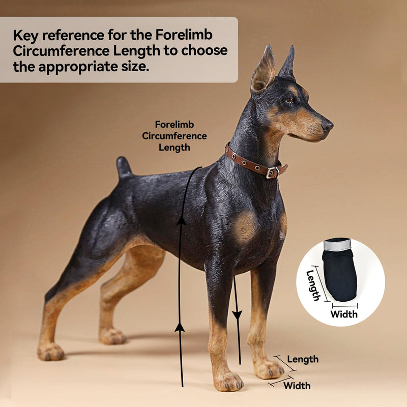 Suspender Boots for Small Dogs, Tiny Dog Boots Anti-Slip & Fall Waterproof Puppy Shoes Leggings, Adjustable Paws Protector for Small Breed Dogs Winter Snow Rain Hiking (XS) XS - PawsPlanet Australia