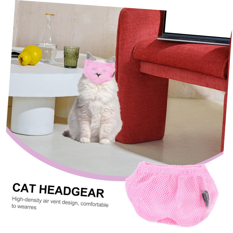 VALICLUD Breathable polyester cat muzzle with anti-bite function and user-friendly design for cats and kittens in grooming and bathing areas