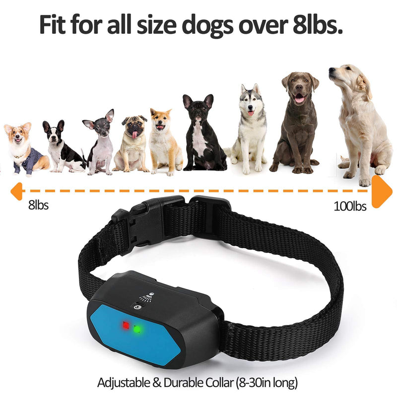 Citronella Dog Training Collar with Remote【Can't Work Automatically】, 3 Modes Spray/Vibration/Beep, Humane Safe Citronella Bark Collar,500ft Waterproof Rechargeable No Shock Spray Dog Trainer