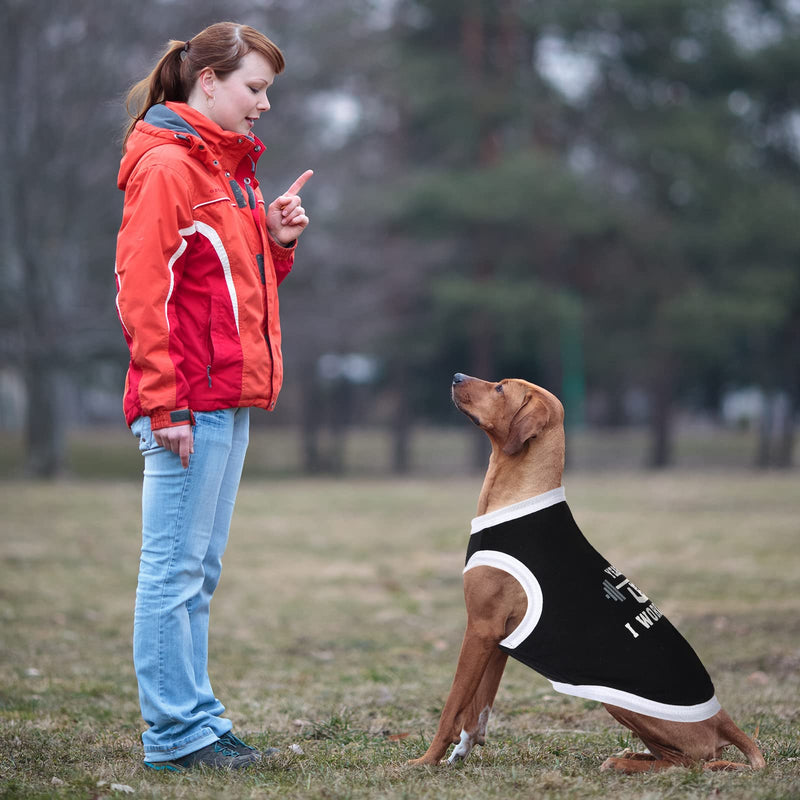 12 Pieces Dog Shirts Pet Printed Clothes with Funny Letters Summer Pet T Shirts Cool Puppy Vest Breathable Dog Outfit Soft Cat Sweatshirt for Chihuahuas Cats Accessories, 12 Styles(Medium) Medium - PawsPlanet Australia