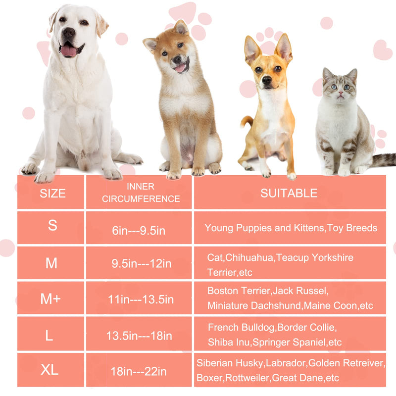 Inflatable Dog Cone Collar for Large Medium Small Dogs, Soft Dog Donut Collar Adjustable Recovery Cone for Pets After Surgery, Extra Enhanced Anti-Licking Guard Shield (Pink Donut, Large) Pink Donut - PawsPlanet Australia