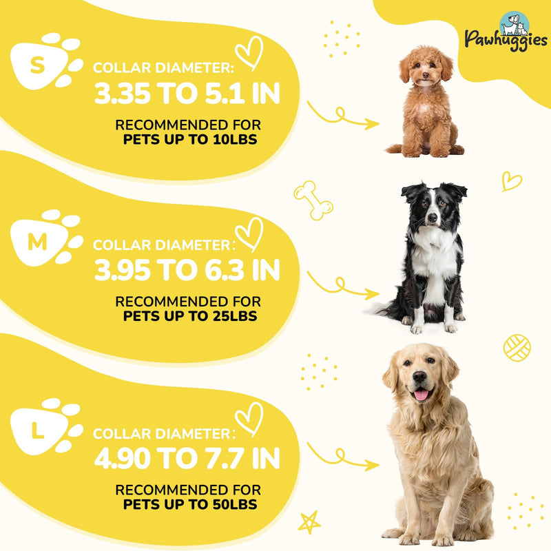 Yellow Dog Collar and Leash Set for Medium Size Dog, Breathable, Anti-Odor & Soft, Comfortable for Sensitive Skin Puppies, 90% Bamboo Rayon, Adjustable Quick-Release Buckle Pet Collar Medium Set Yellow Set - PawsPlanet Australia