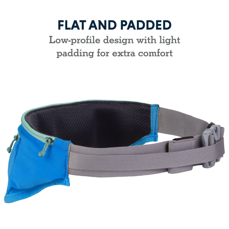 Ruffwear, Trail Runner Belt, Hands Free Adjustable with Pocket, Blue Pool, Large/X-Large