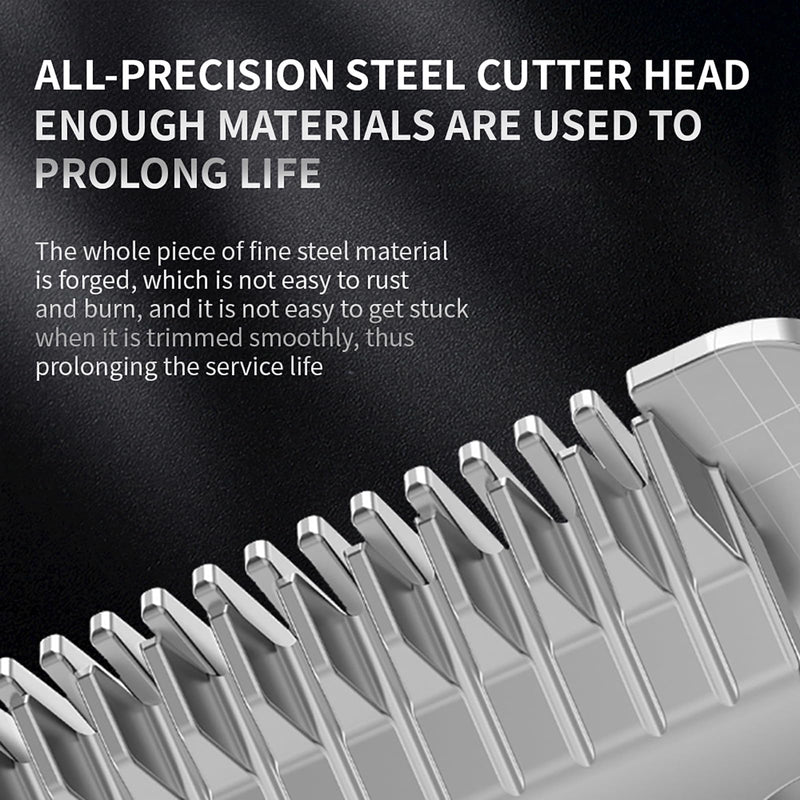 Dog Clippers for Grooming Pets Trimmer Low Noise Rechargeable Cordless Pet Shaver high-power with Stainless Steel Blade for Dogs and Cats - PawsPlanet Australia
