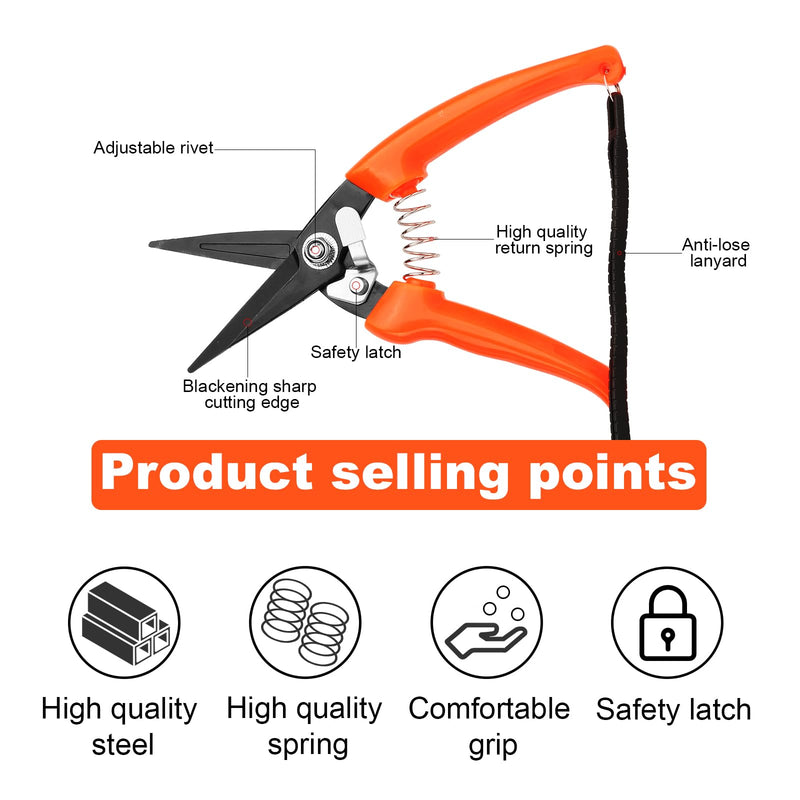 Professional Sheep Hoof Trimmer Scissors, Versatile Sheep Hoof Trimmer for Sheep, Goats and Alpacas with Non-Slip Handles for Safe and Precise Hoof Trimming (8 Inch) - PawsPlanet Australia