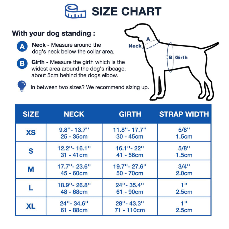 No Pull Dog Harness, Non-Restrictive Harness with Neck Buckle, Nylon Straps, Aluminum D-Rings, 6 Points Adjustment for Ultimate Fit, Easy Walking and Training (Red/Black, S) Red/Black - PawsPlanet Australia