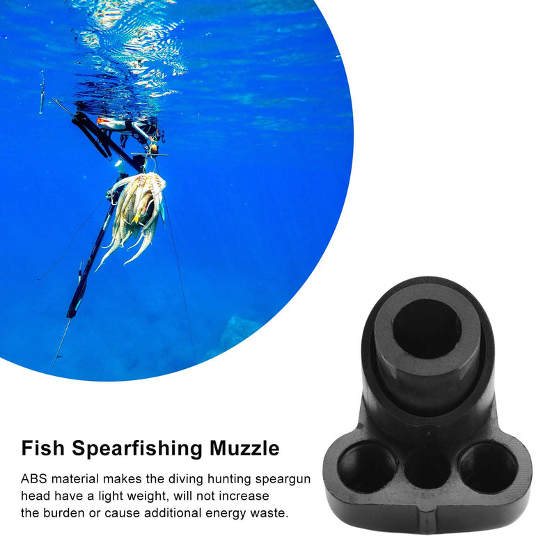 Spearfishing Muzzle, Single Hole Diving Accessories Spearfishing Speargun Fish Spearfishing Muzzle for Underwater,Spearfishing, Freediving