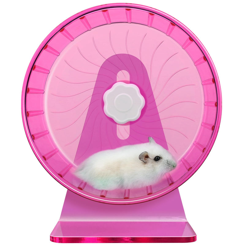 Hamster Wheel,Silent Wheel,Super Silent Hamster Exercise Wheels,Silent Hamster Wheel,Adjustable Stand Hamsters Exercise Wheels,Quiet Rat Wheel (Φ 5.5 inch, Pink) Φ 5.5 inch - PawsPlanet Australia