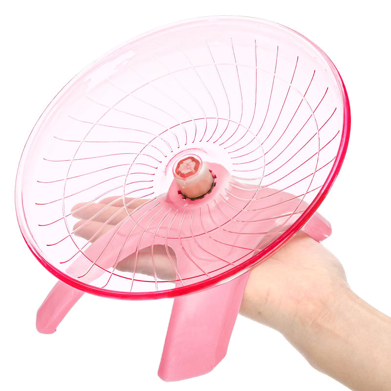Foraineam 3 Pieces Silent Hamster Wheel, Hamster Flying Saucer, Quiet Spinner Running Exercise Wheels for Dwarf Hamsters, Gerbils, Mice, Hedgehogs, Guinea Pigs and Other Small Pets - PawsPlanet Australia