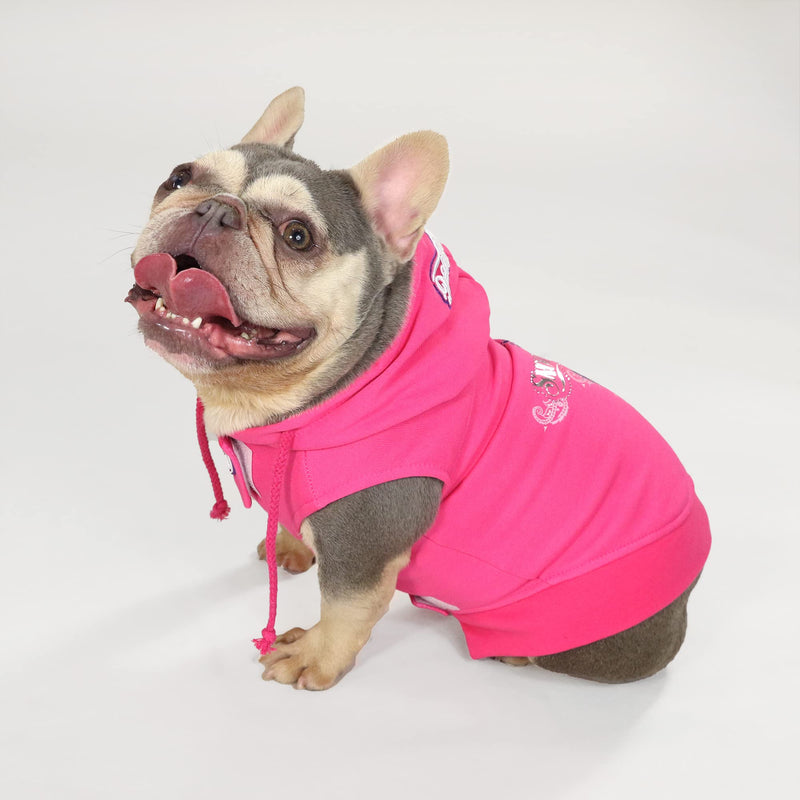 Snoop Doggie Doggs Deluxe Pet Hoodie, Boss Lady, Medium Medium (Up to 25 lbs.) - PawsPlanet Australia