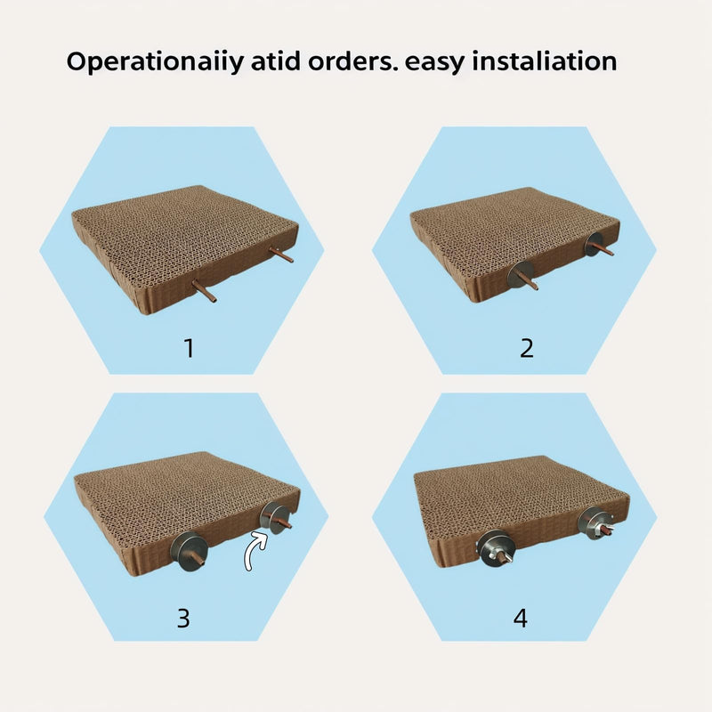 2PCS Bird Toys for Cage - Shredding & Foraging Platform Perch Stand, Safe Cardboard Chew Toys for Parakeets, Cockatiels, Conures, Parrots | Cage Attachment | Bird Cage Accessories - PawsPlanet Australia