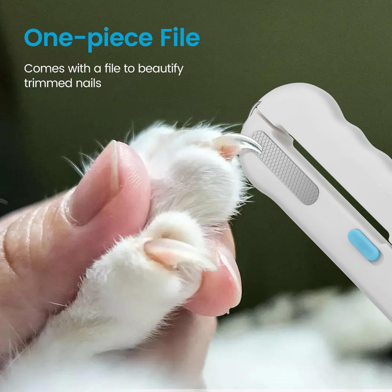 Cat Dog Pet Nail Clippers with Light, Llluminates Cat Dog Nails or Bloodline,Safety Pet Nail Clipper for Dogs, Cats, Rabbits Sharp No Nail Splitting - PawsPlanet Australia