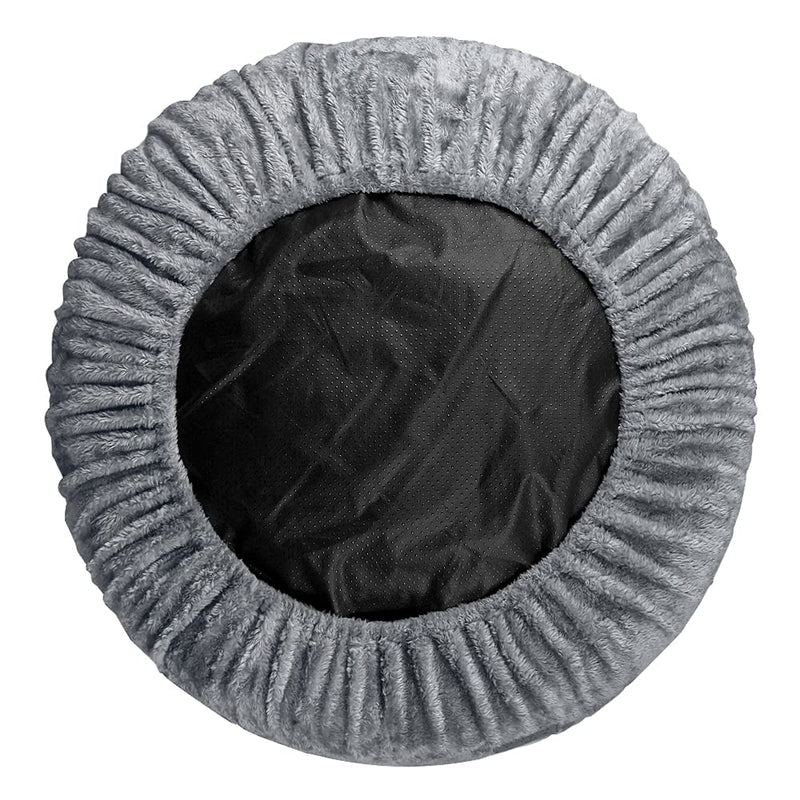 Floppy Dawg Round Bolster Dog Bed Replacement Cover. Fits Best Friends, MixJoy, Focuspet, and PuppBudd, Raised Rim, Pillow Side Models. Machine Washable, Fitted Slip-On. Medium up to 30W. - PawsPlanet Australia