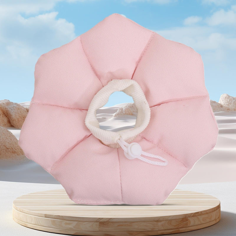 Cat protection collar for cats | Anti-bite donut neck collar, for kittens, dogs, rabbits, chinchillas, ferrets and small animals, small pets like dogs, hamsters, ferrets against licking and scratching, pink, medium