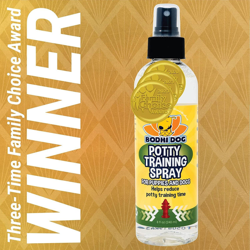 Bodhi Dog Potty Training Spray - Puppy & Dog Training Aid for Indoor & Outdoor Attractant Spray Use - Encourages Proper Dog Pee Here Habits - Safe for Pets & Home - Made in The USA (8 Fl Oz) - PawsPlanet Australia