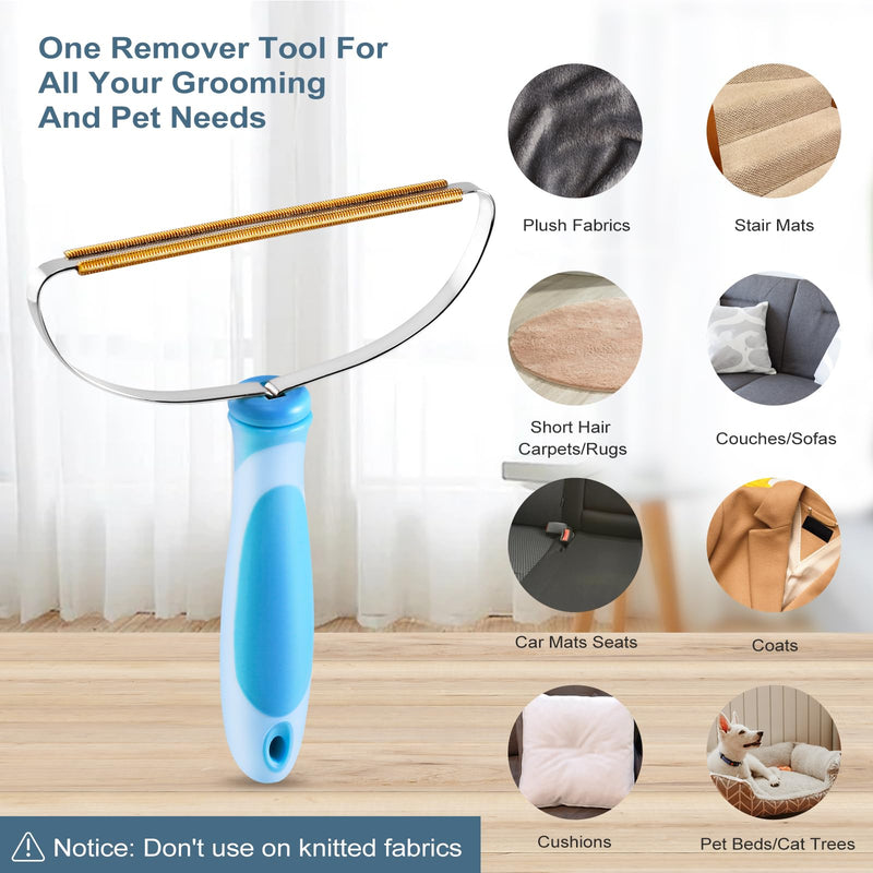 Newest Pet Hair Remover, 2 Pack Dog Cat Hair Remover, Lint Cleaner, Deep Cleaning, Portable Fur Removal Tool for Carpet, Car Mat, Couch, Pet Bed, Rug - PawsPlanet Australia