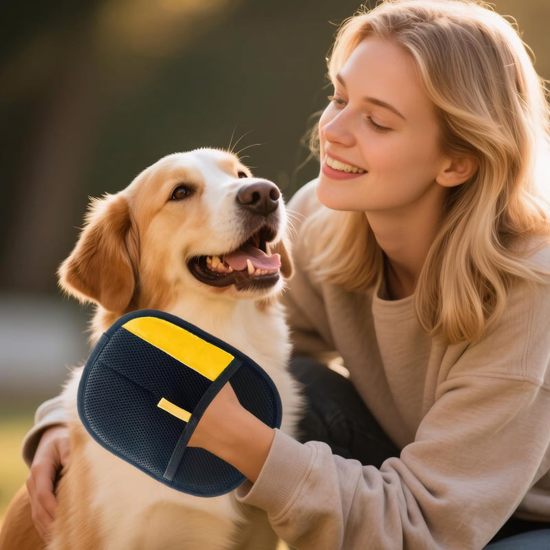 2 Pcs Pet Hair Remover Glove, Cat & Dog Reusable Electrostatic Gloves Pet Hair 2025 New Upgrade,Grooming Pet Hair Remover Tool, Reusable Quick De-Shedding Gloves for Couch、 Clothing、Carpet,、Car Seats - PawsPlanet Australia