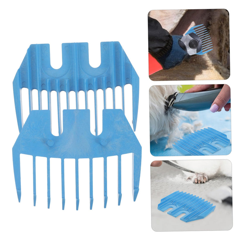 2pcs Electric Wool Shears Accessories Goat Trimmer Electric Razor Shaver Guide for Sheep Clipper Guide for Sheep Grooming Shaver Guide Clippers Plastic Protection - PawsPlanet Australia