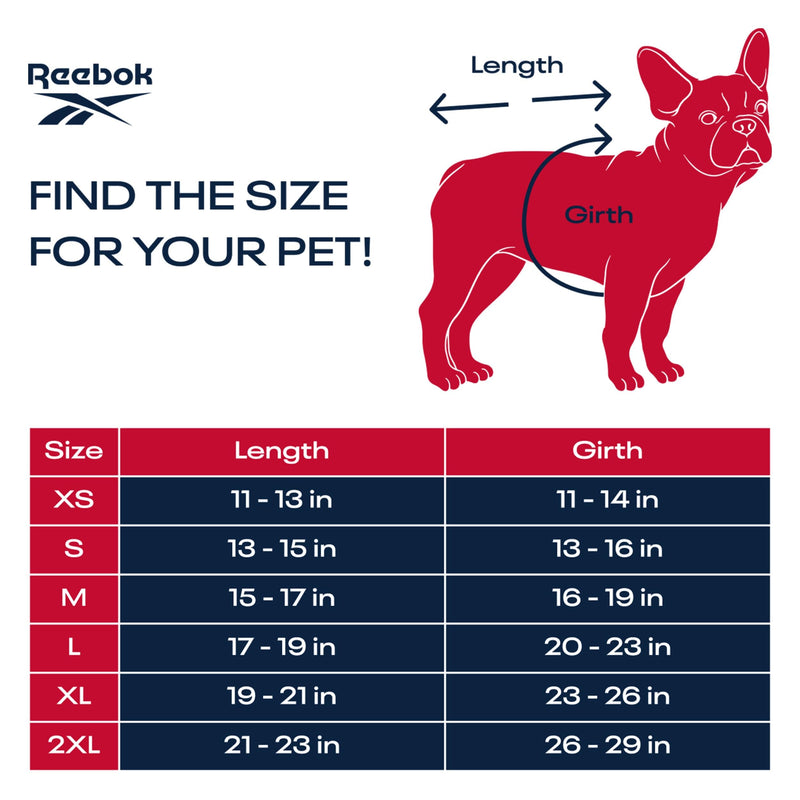Reebok Dog Hoodie – Fleece Dog Sweater with Leash Hole, Cold Winter Dog Sweatshirt for Small Medium and Large Dogs, Premium Dog Fall Sweater Pullover Hoodie, Cozy Warm Perfect Dog Christmas Outfit Blue X-Large - PawsPlanet Australia
