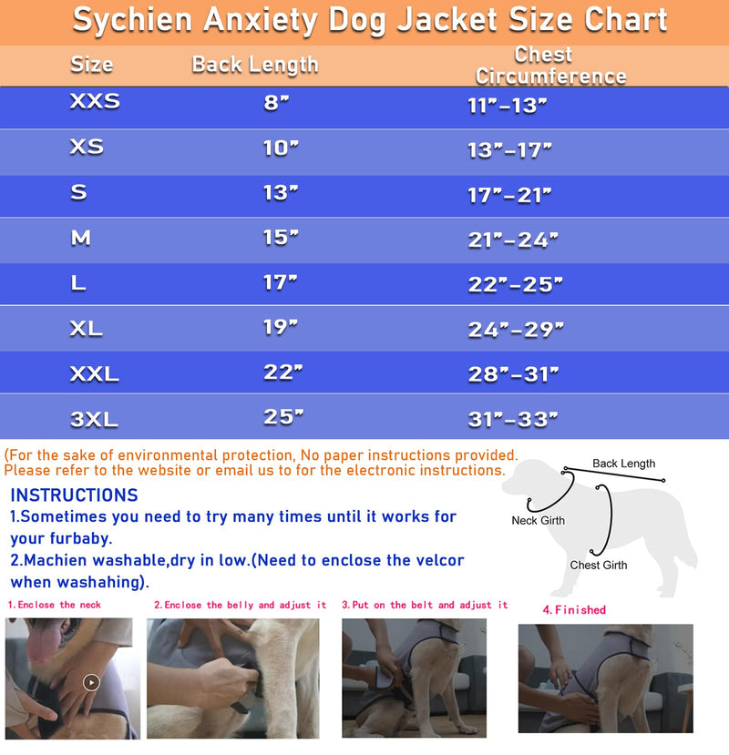 Dog Anxiety Dog Jacket,Dog Thunder Calming Shirt Wrap Vest for Large Dogs,Travel, Fireworks, Separation, Bluish Grey L Sky Blue - PawsPlanet Australia