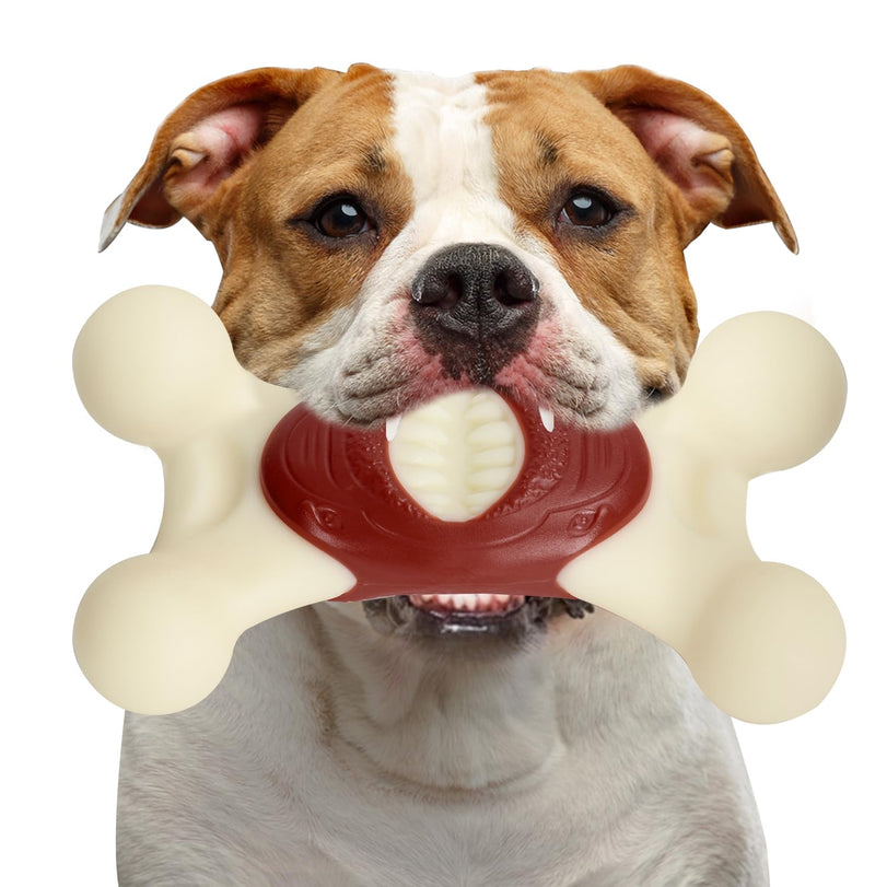 Dog Toys for Aggressive Chewers Indestructible Dog Toys, Durable Tough Dog Chew Toys for Medium and Large Large Breed Dogs，Dog Toys to Keep Them Busy Bacon