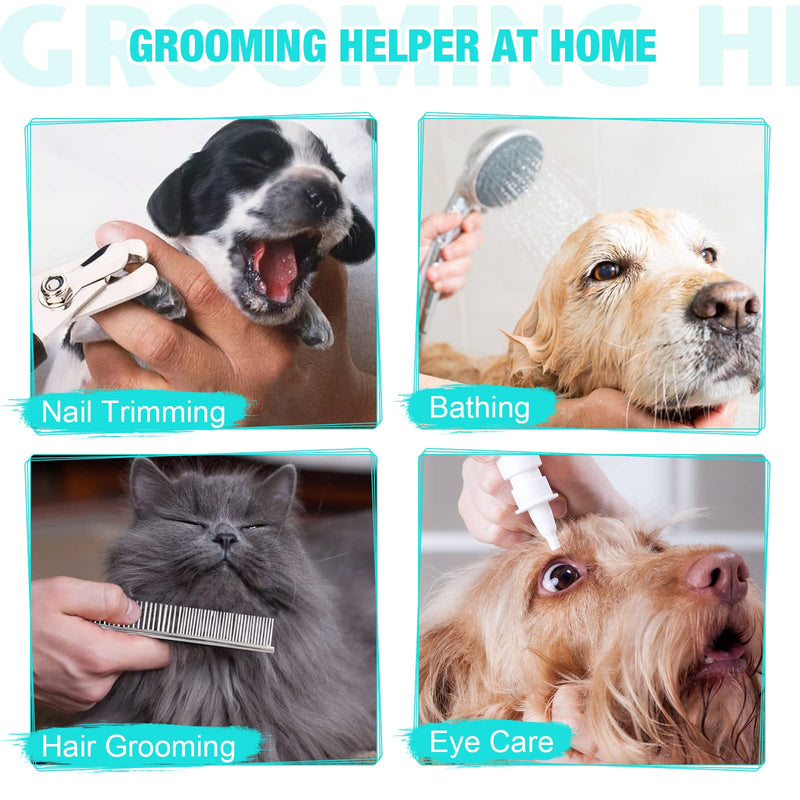 Dog Grooming Hammock - Upgrade Pet Grooming Harness for Nail Trimming (S 30lb), Dog Sling for Nail Clipping, Dog Hanging Holder Hanger for Cutting Nail with Nail Clippers S for Small Dogs 30LB Green - PawsPlanet Australia