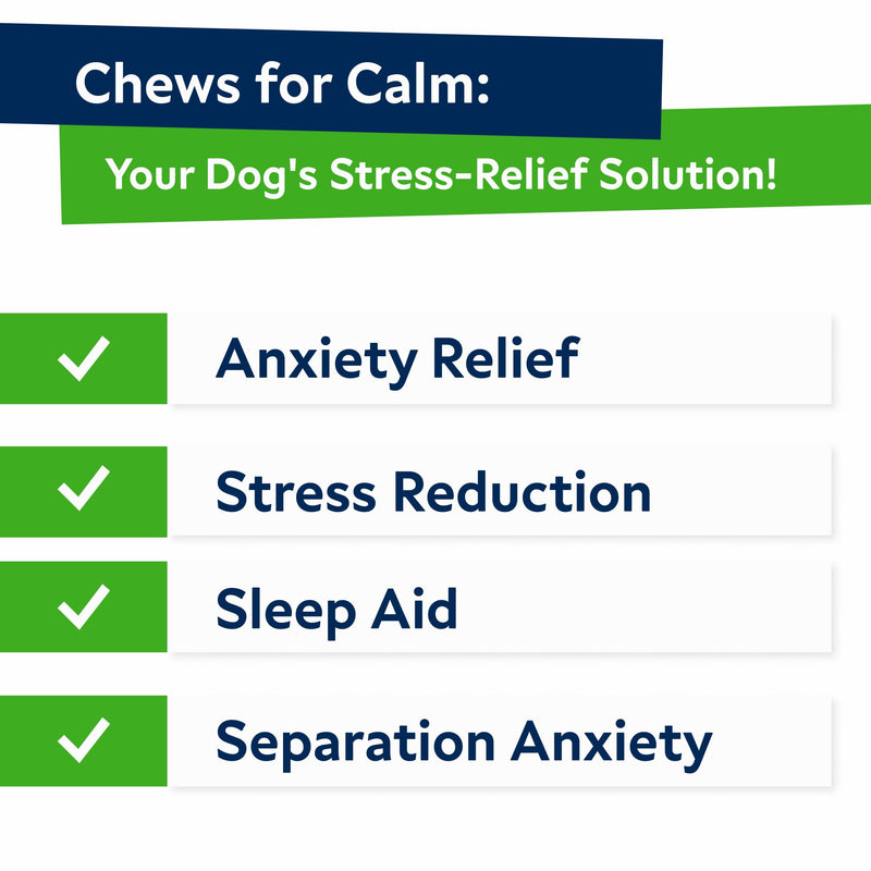 STRELLALAB Advanced Calming Hemp Chews for Dogs - Stress & Anxiety Relief - Behavior Aid - Natural Stress Relief During Firework, Storm, Barking - 120 Treats - Bacon 120 Ct (Smoky Bacon) (CALMING) Hemp Chews