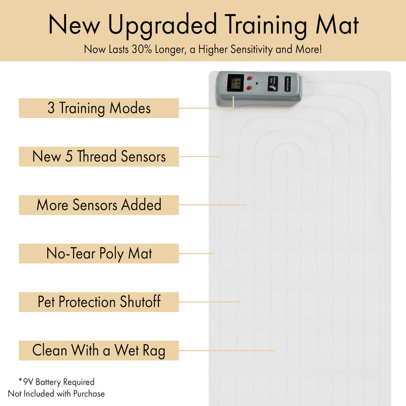 The Original Scat Mat - 12"x60" - Pet Training Mat - Scat Mat for Cats - Scat Mats for Dogs - Proudly American Based - Keep Dogs Off Couch - 9V Battery Required (Not Included) - PawsPlanet Australia