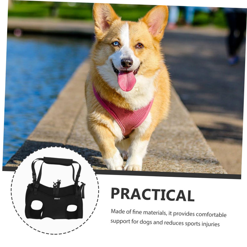 TOYANDONA Adjustable Dog Harness with Supportive Carrying Strap Robust Dog Carrier Bag for Large, Older, and Injured Dogs for Safe Rehabilitation and Comfortable