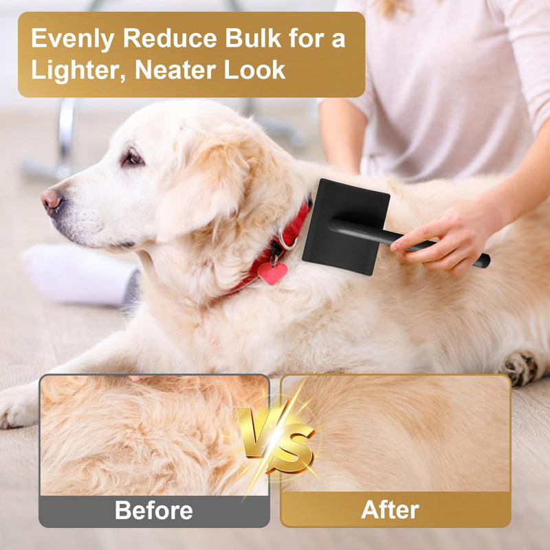 Dog Slicker Brush for Doodle Grooming,Dog Brush for Poodles,Long Pin Haired Pet Slicker Brush for Goldendoodles, Labradoodles,Bernedoodles (Black) Black - PawsPlanet Australia