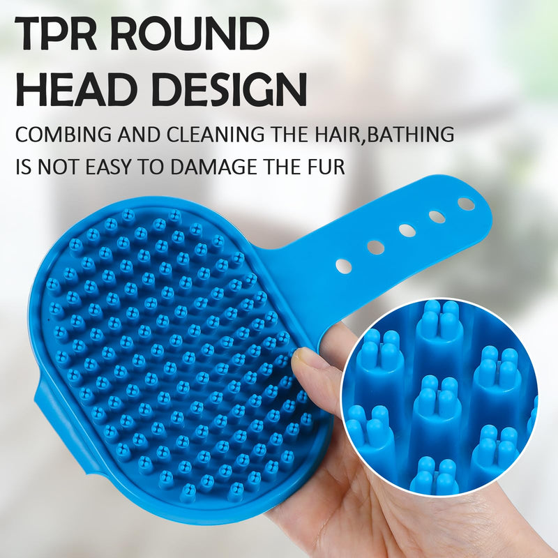 4Pcs Silicone Cat Self Groomer Brush, Wall Mounted Pet Massage Comb for Indoor Cats, Adjustable Furniture Leg Scratcher for Long Short Hair Cats - PawsPlanet Australia
