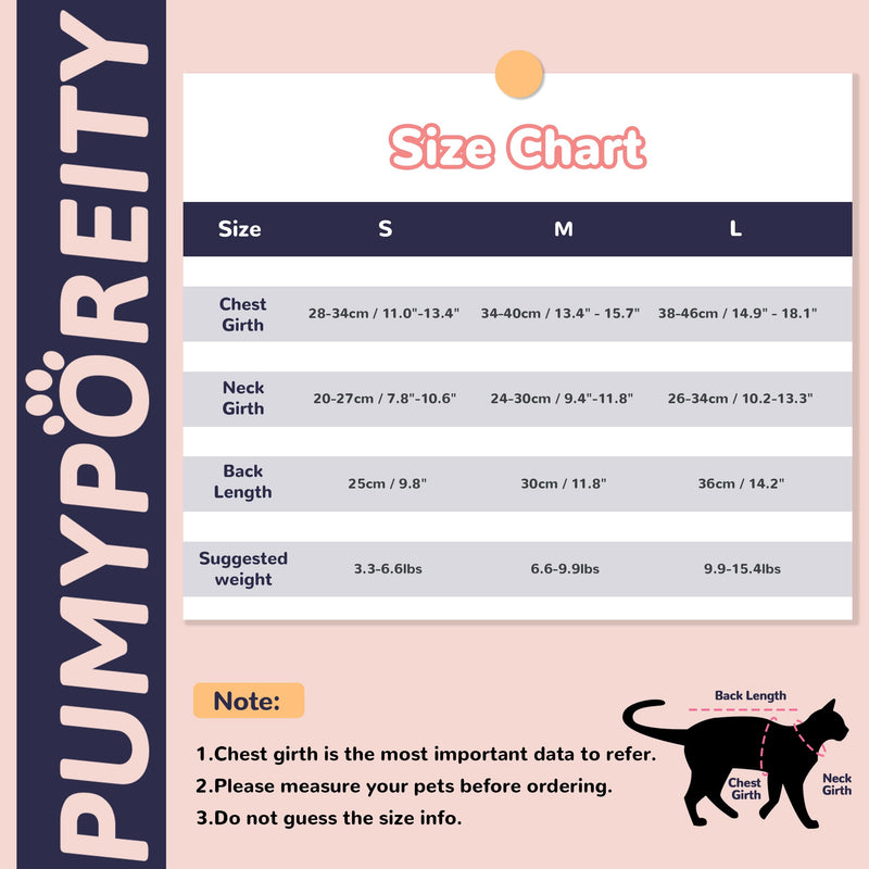 PUMYPOREITY Adjustable Cat Recovery Shirt, Front Leg Injury Suit, Stretchable & Comfortable, Anti-Licking Long Sleeve Wound Cover, Prevents Scratching & Biting, Machine Washable, Orange, L Large
