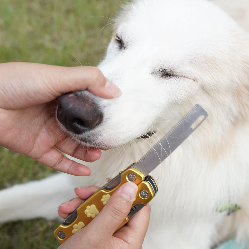 Heavy Duty Dog Nail Clippers for Thick Nail 【Cut Nails Like Butter】, Quite Sharp Pet Nail Clippers for Large Dogs, Easy & Safe Dog Nail Trimmer for Large Medium Small Dogs Cat with Nail File - PawsPlanet Australia