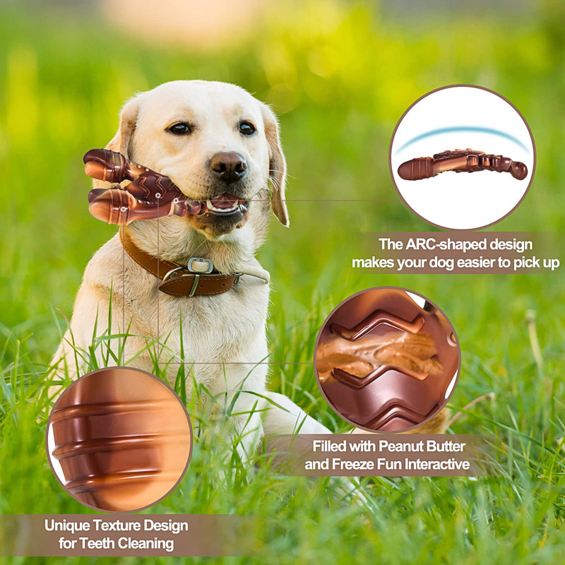 Indestructible Dog Toys for Aggressive Chewers, Extreme Tough Dog Toys for Large Dogs, Real Beef Flavored, Dog Bone for Medium/Large Dogs Breed, Gifts for Dogs - PawsPlanet Australia
