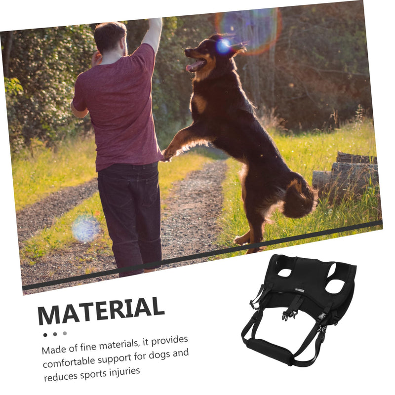 TOYANDONA Adjustable Dog Harness with Supportive Carrying Strap Robust Dog Carrier Bag for Large, Older, and Injured Dogs for Safe Rehabilitation and Comfortable