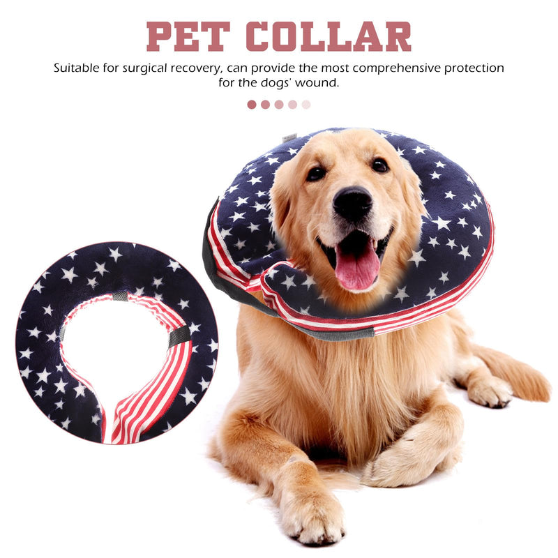 Hemobllo Inflatable Cat Protective Collar with Comfortable PVC Material and Adjustable Neck Circumference 15-45cm for Surgical Recovery and Wound Protection