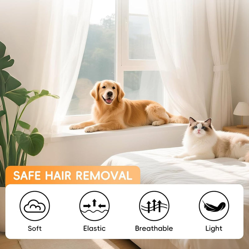 Thick Pet Hair Removal Glove for Dogs and Cats, Electrostatic Pet Lint Remover Brush Tool for Clothing, Sofa - PawsPlanet Australia