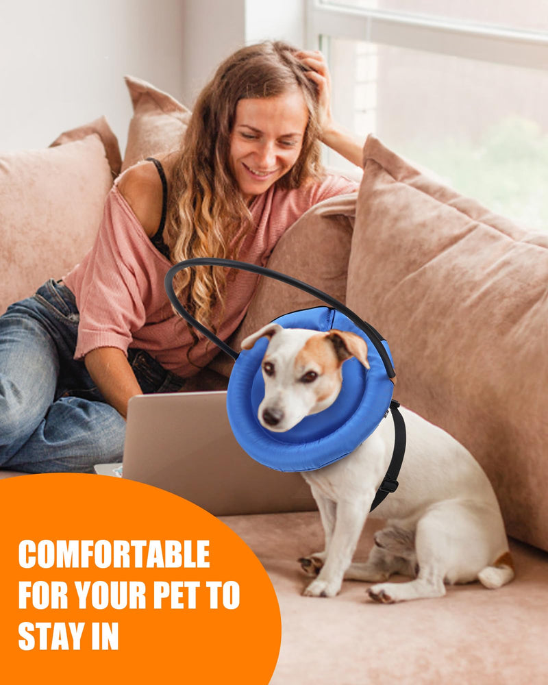 Blind Dog Bumper Halo,Harness Guiding Device for Blind Dog,Pet Anti-Collision Ring for Protective&Build Confidence,Blind Dog Accessories - PawsPlanet Australia