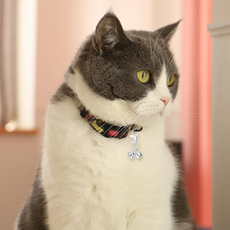 4 Pcs Bells for Dog Collars, Mini Dog Collar Bell, Pet Pendant Accessories Training Collars Charm Dogs Training Bell Collar for Dogs and Cats - PawsPlanet Australia